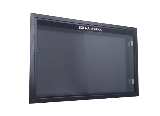 Anslagstavla, höjd 50 cm, bredd 70 cm