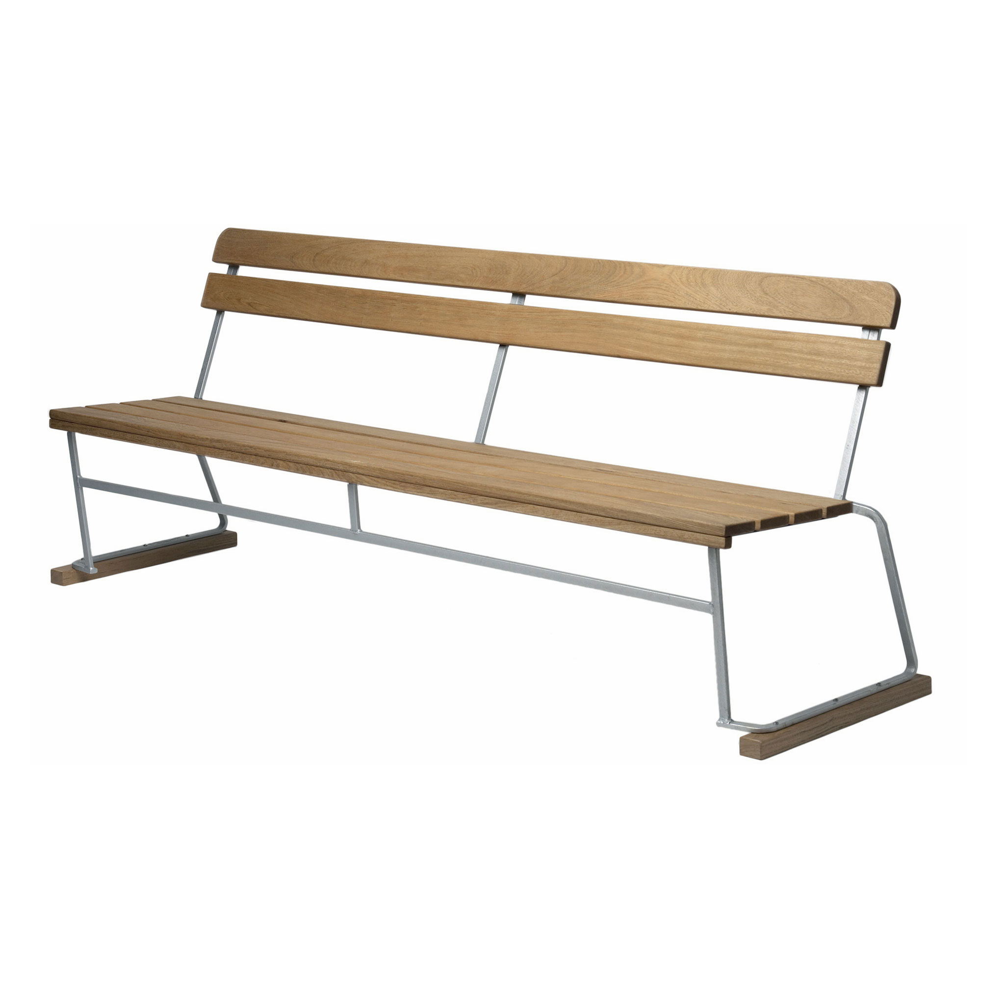 Parksoffa 5 Grythyttan 190 cm, oljad ek