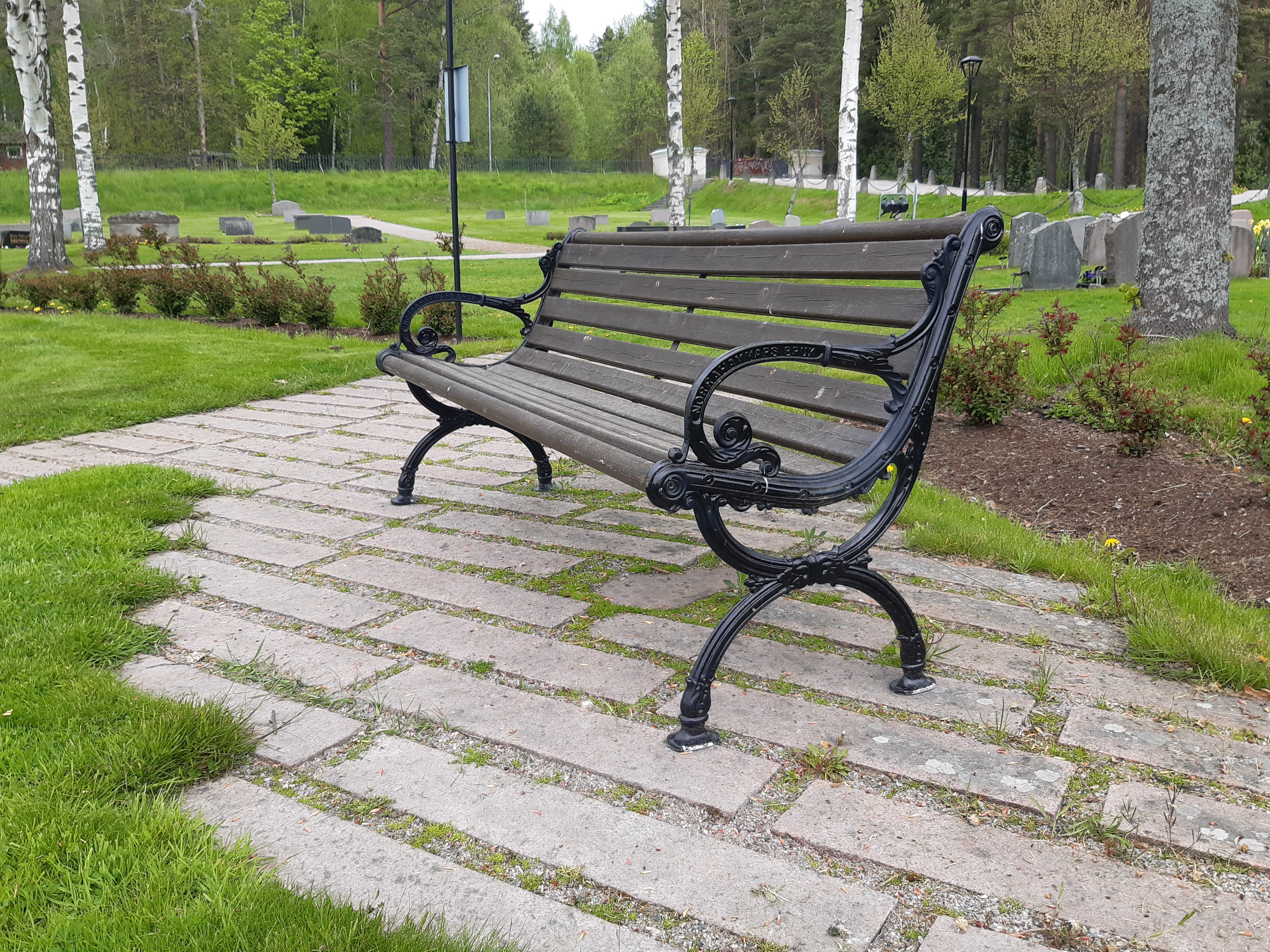 Parksoffa Norrahammar 195 cm Ek - 2