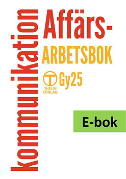 Affärskommunikation Gy25 - Arbetsbok E-bok Elevlicens