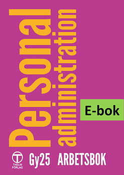 Personaladministration Gy25 - Arbetsbok E-bok Elevlicens