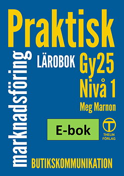 Praktisk Marknadsföring Gy25 nivå 1 - Lärobok E-bok Elevlicens