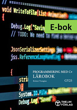 Programmering med Python Gy25 - Lärobok E-bok Elevlicens