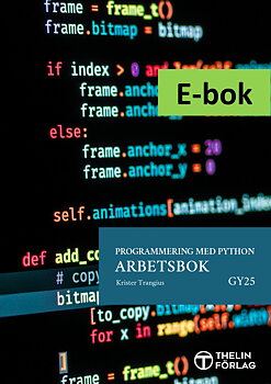 Programmering med Python Gy25 - Arbetsbok E-bok Elevlicens