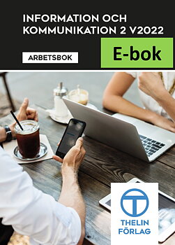 Information o Kommunikation 2 V2022 - Arbetsbok E-bok Elevlicens