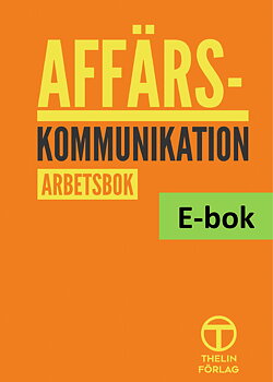 Affärskommunikation  - Arbetsbok E-bok Elevlicens