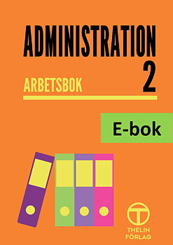 Administration 2  - Arbetsbok E-bok Elevlicens