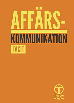 Affärskommunikation  - Facit