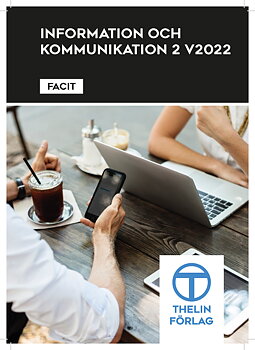 Information o Kommunikation 2 V2022 - Facit