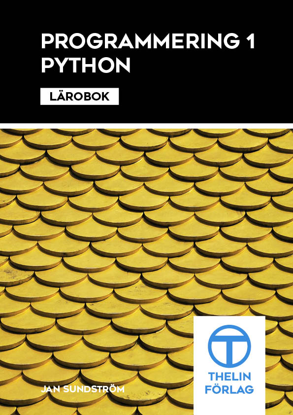 Programmering 1 med Python - Referensexemplar