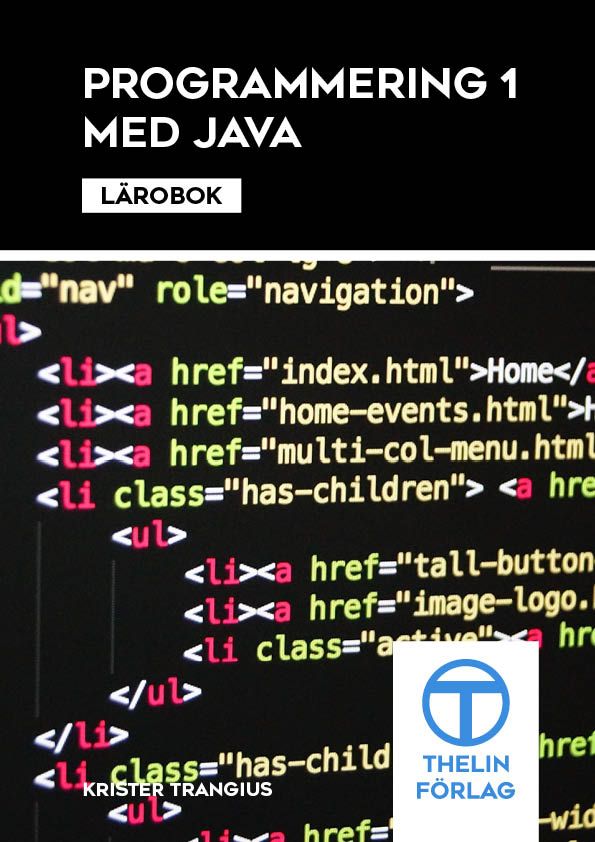Programmering 1 med Java - Referensexemplar
