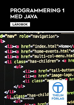 Programmering 1 med Java - Referensexemplar