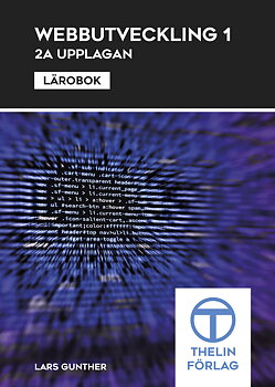Webbutveckling 1 - Lärobok 2a upplagan