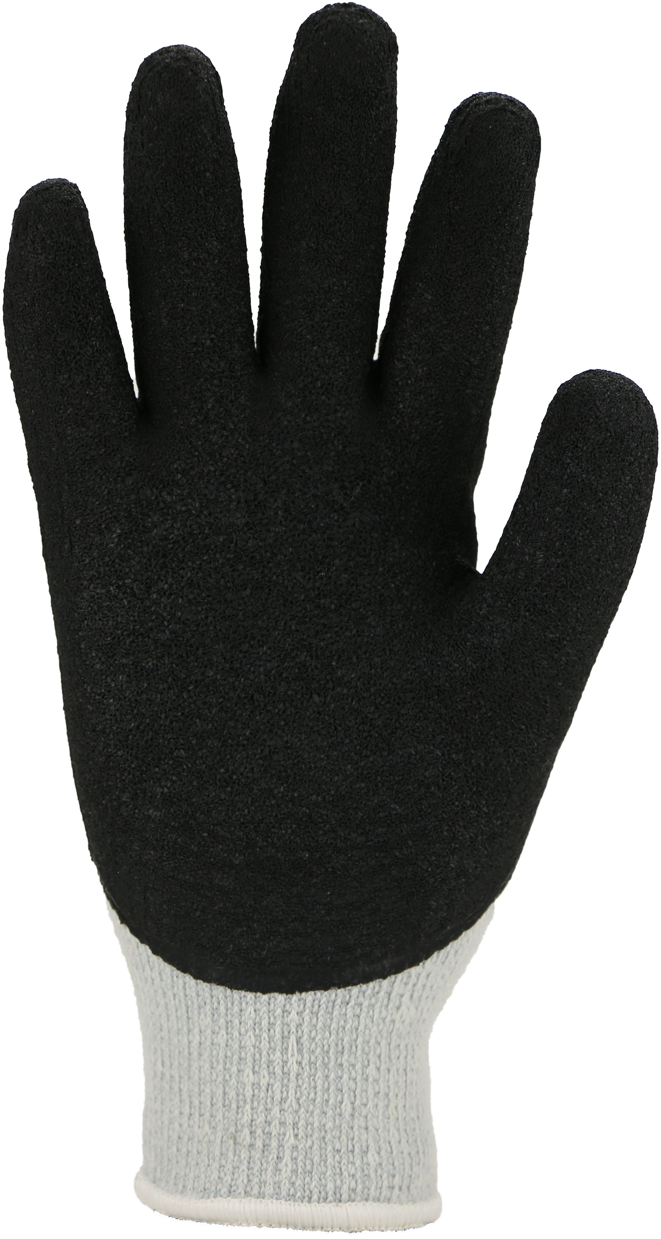  Stickad vinterhandske  med latexbeläggning - 2