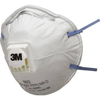 FFP2 3M- Filtrerande Halvmask 8822 Med ventil 