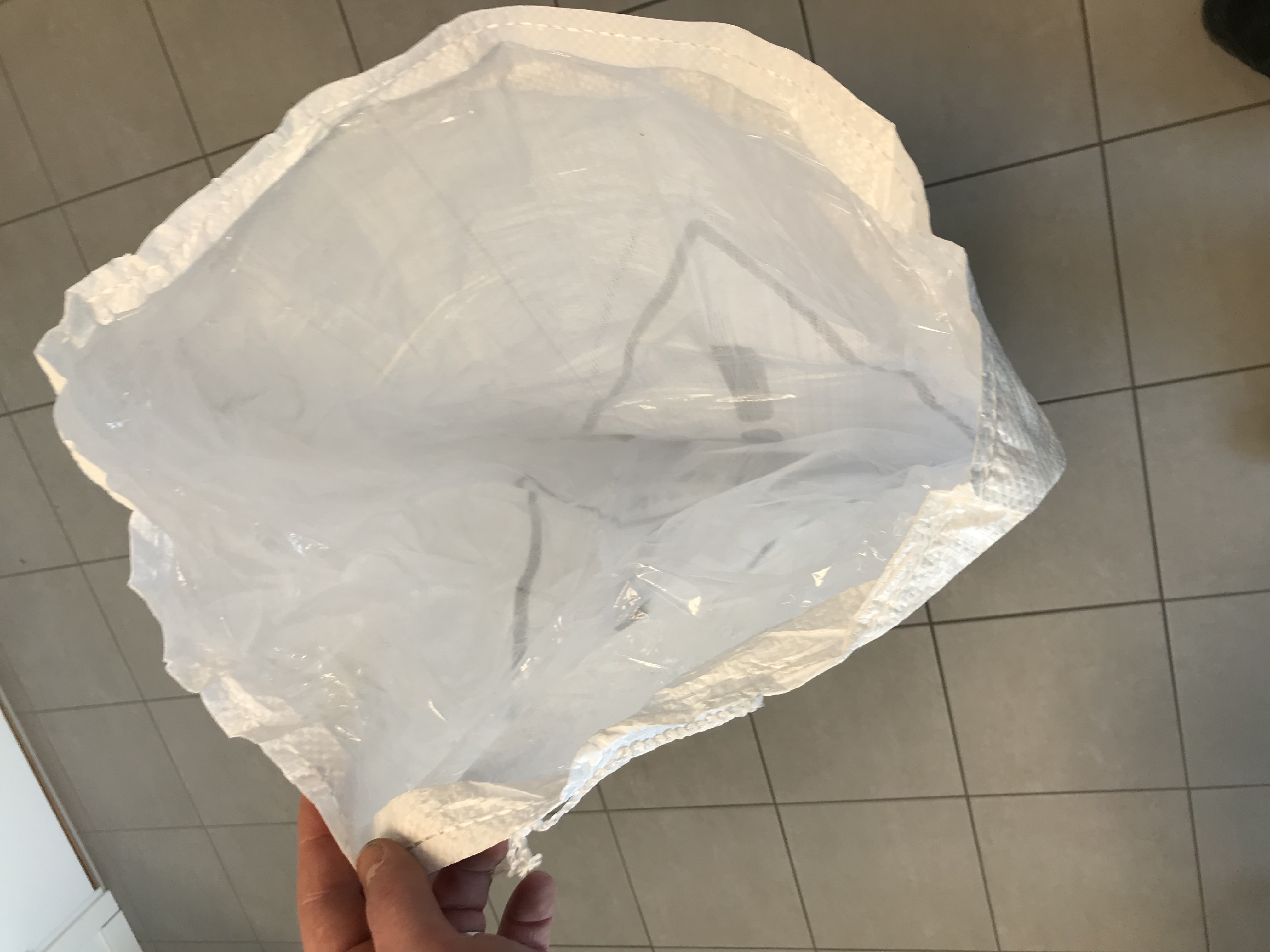 PP Slitstark Småsäck 70L märkt Asbest - 3