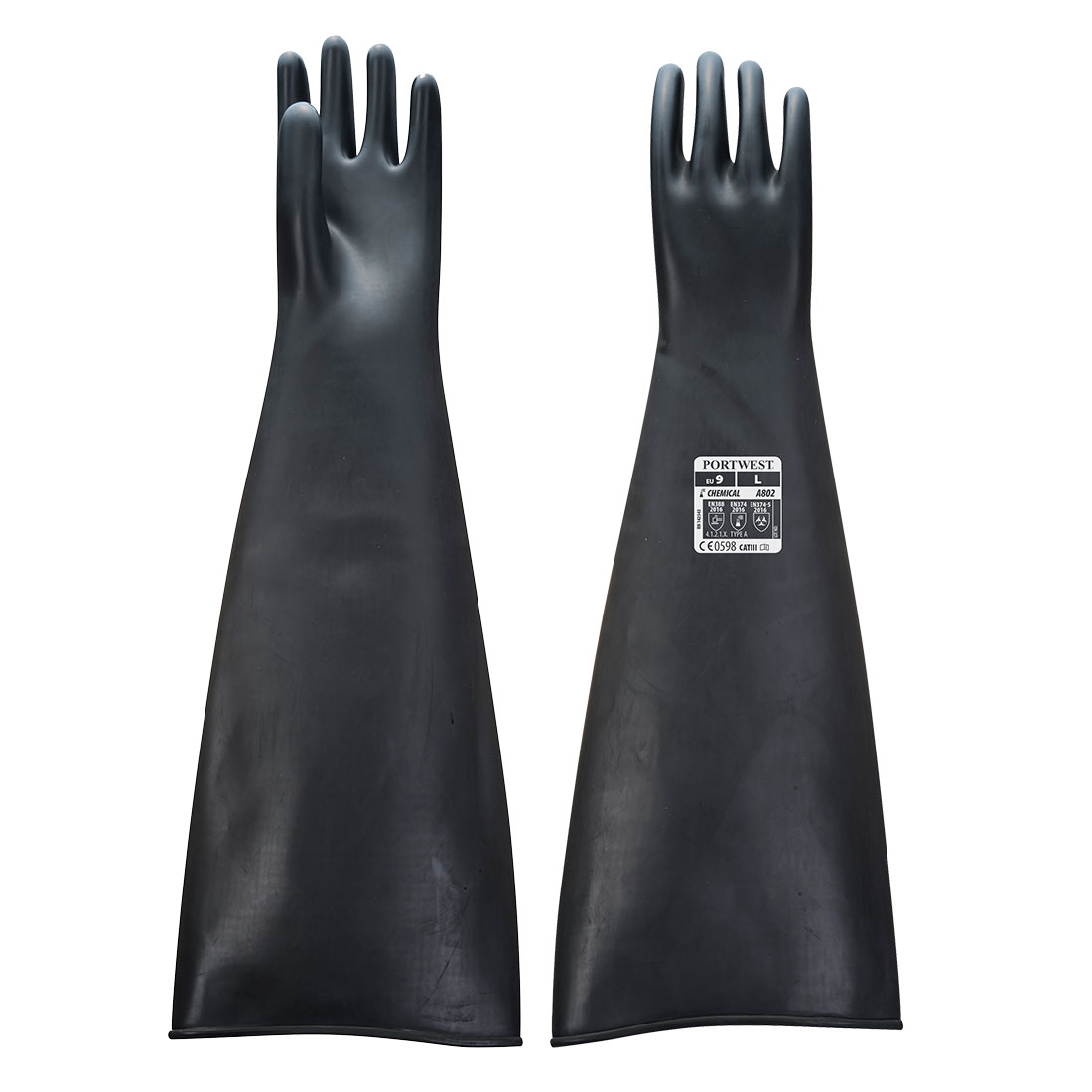 Heavyweight Latex Rubber Gauntlet 600mm