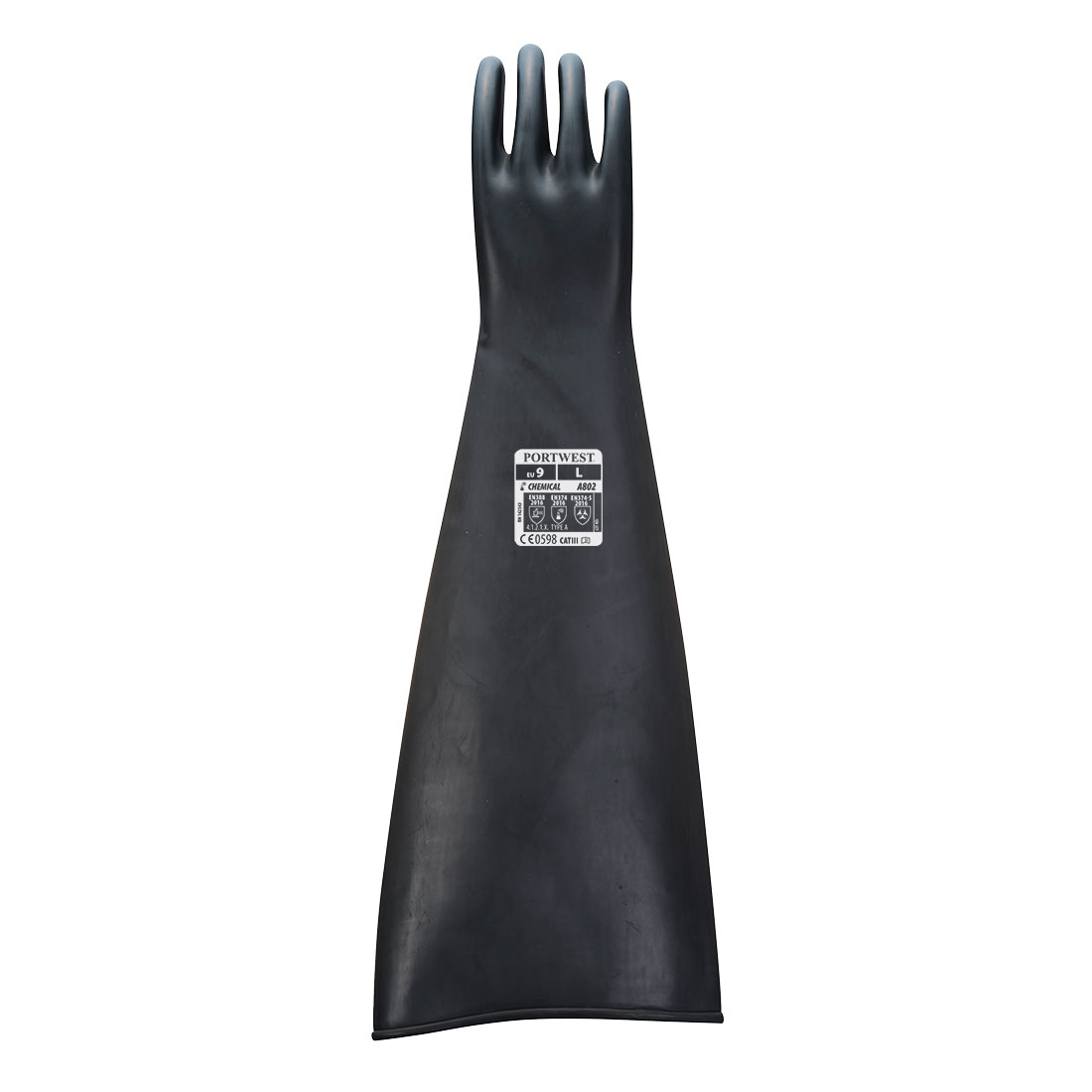 Heavyweight Latex Rubber Gauntlet 600mm - 2