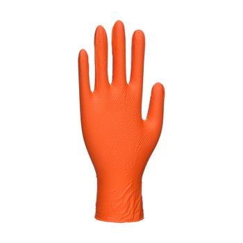 Portwest orange Hd engång handskar - 100 st