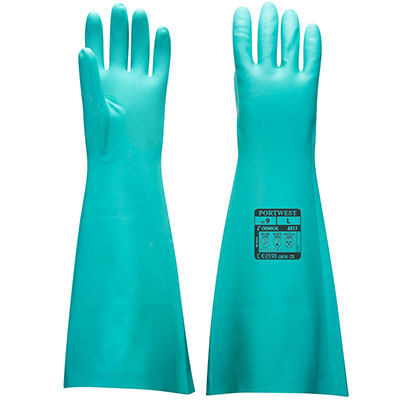 Förlängd Nitril Gauntlet