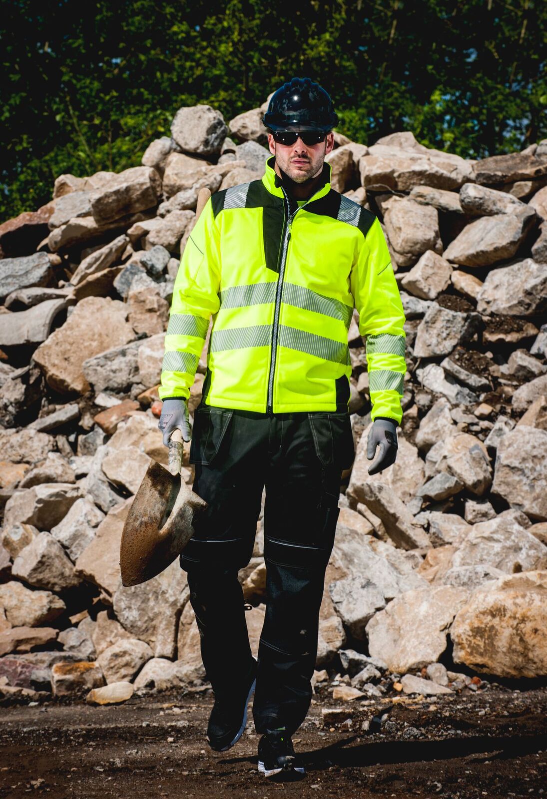 Hi-Vis softshell jacka - 7