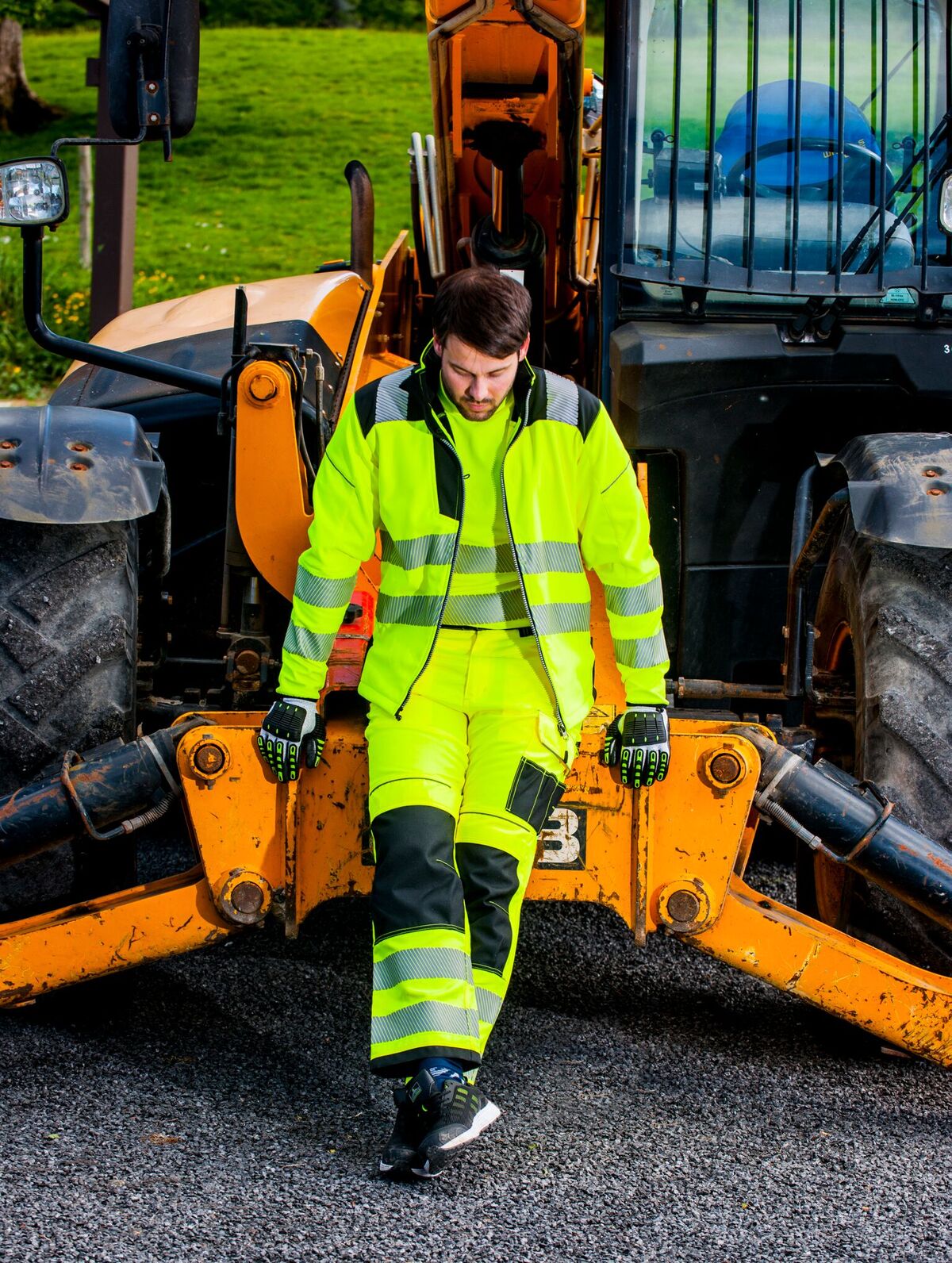 Hi-Vis softshell jacka - 6