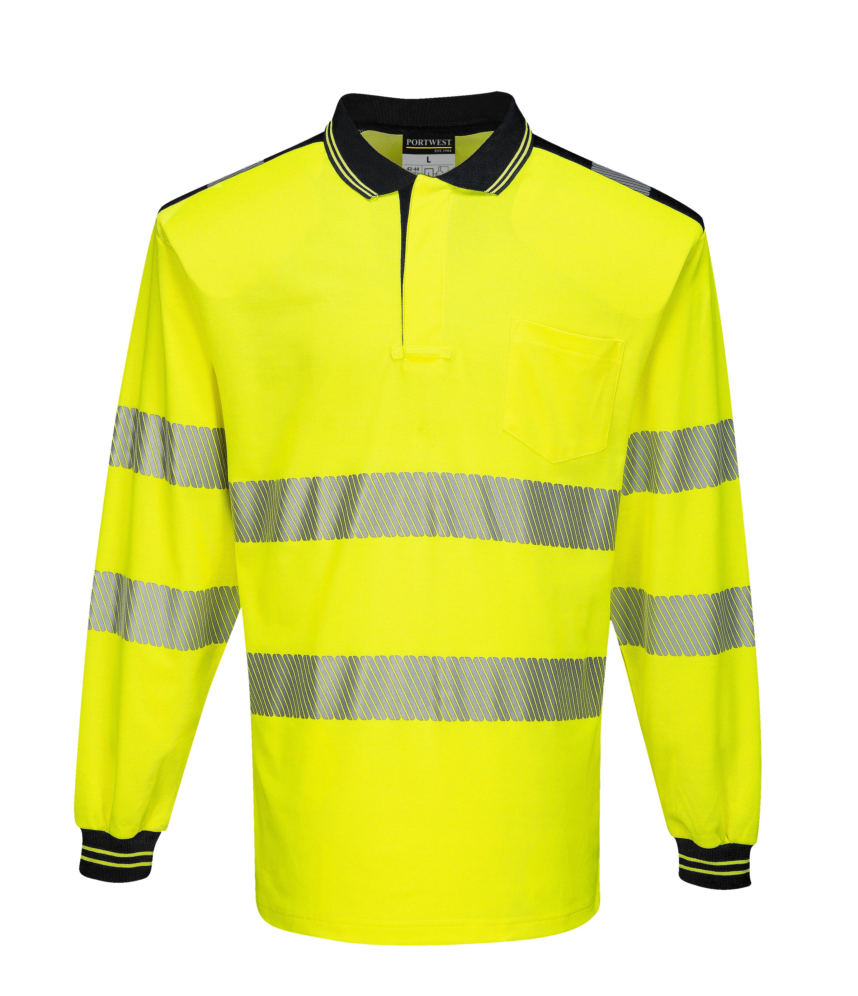 PW3 Varsel lång ärm polo L/S