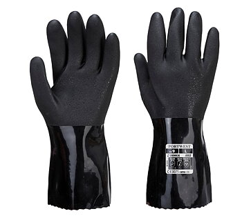 ESD PVC Chemical Gauntlet