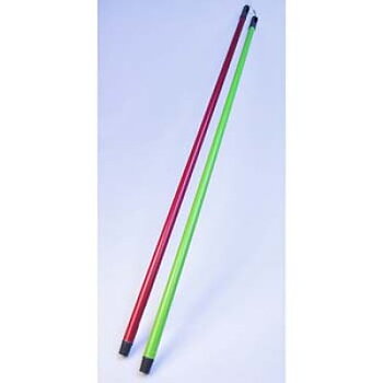 Skaft 118cm metall gängat (moppskaft)