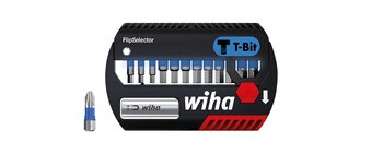 Bitsats FlipSelector T-bits 25 mm - Phillips, Pozidriv, TORX®, 13 delar 1/4"