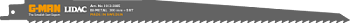 TIGERSÅGBLAD BI-METALL - 300 x 19 x 1,3 - 1013-3085 - 50 pack