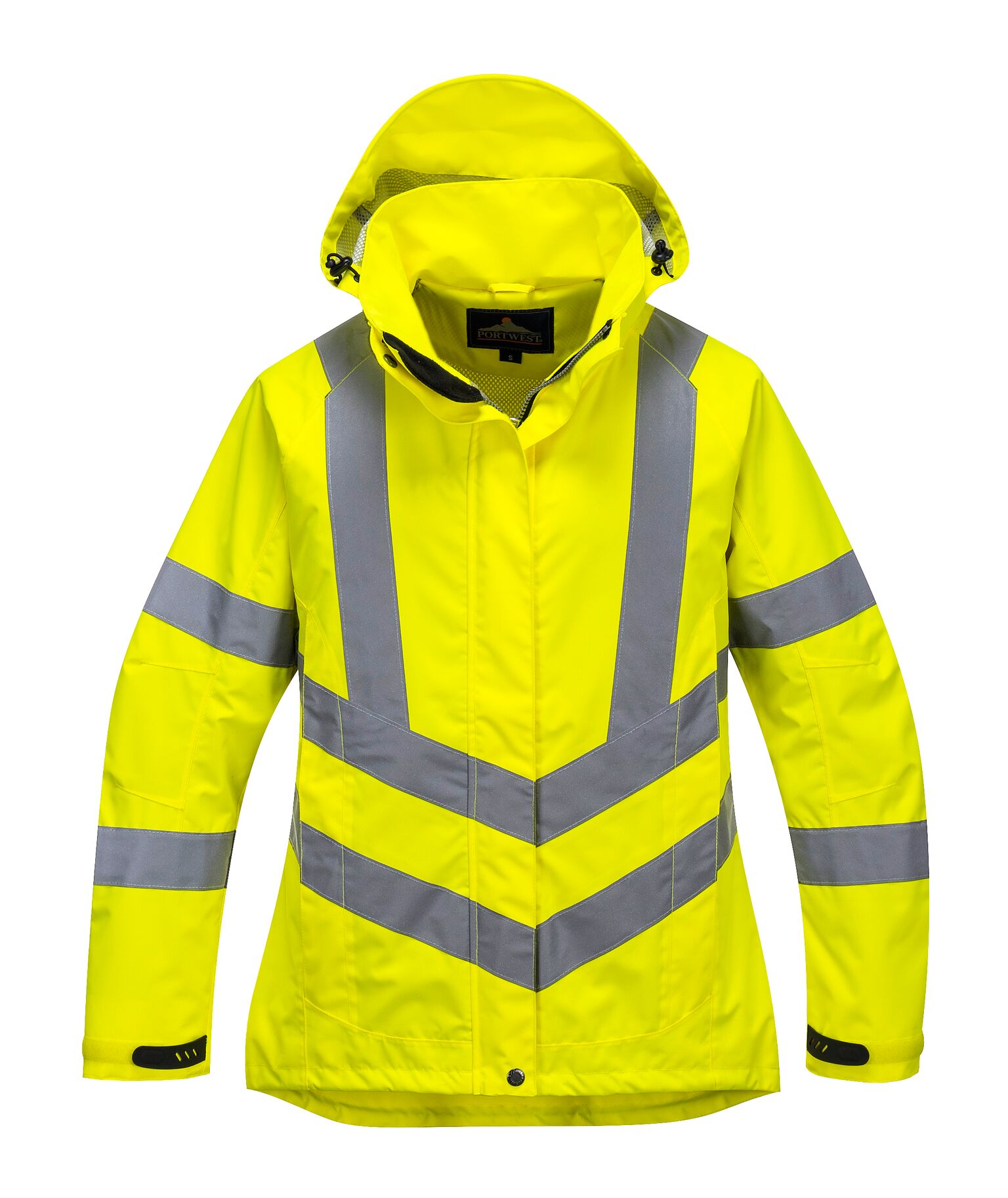 HI-vis Damjacka som Andas