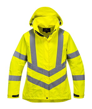 HI-vis Damjacka som Andas