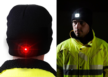 Uppladdningsbar Twin LED Beanie