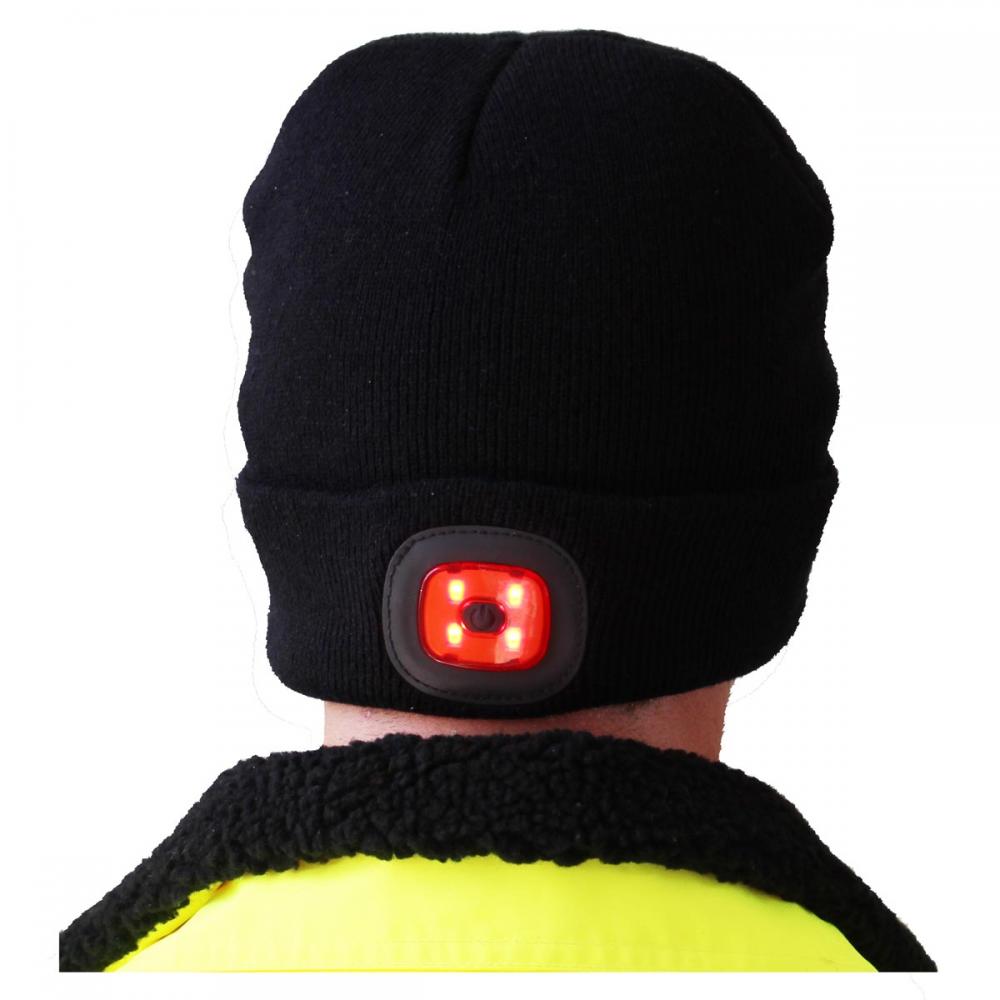 Uppladdningsbar Twin LED Beanie - 2