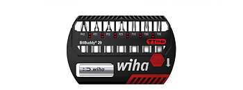 Bitssats BitBuddy® TY-bits 29 mm - Phillips, Pozidriv, TORX® 8 delar 1/4"