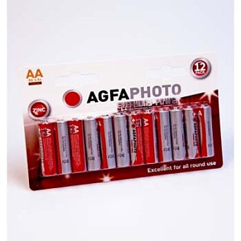 BATTERI R6 AA 12-P AGFAPHOTO ZINC