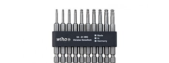 Bit Set Professional 70 mm - TORX® kulhuvud 1/4" i bitsmagasin 10 delar