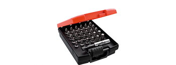 Bitssats standard 25 mm - TORX®, Pozidriv 31 delar 1/4"