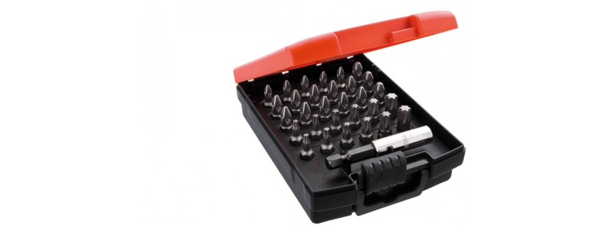 Bitssats standard 25 mm - TORX®, Pozidriv 31 delar 1/4"