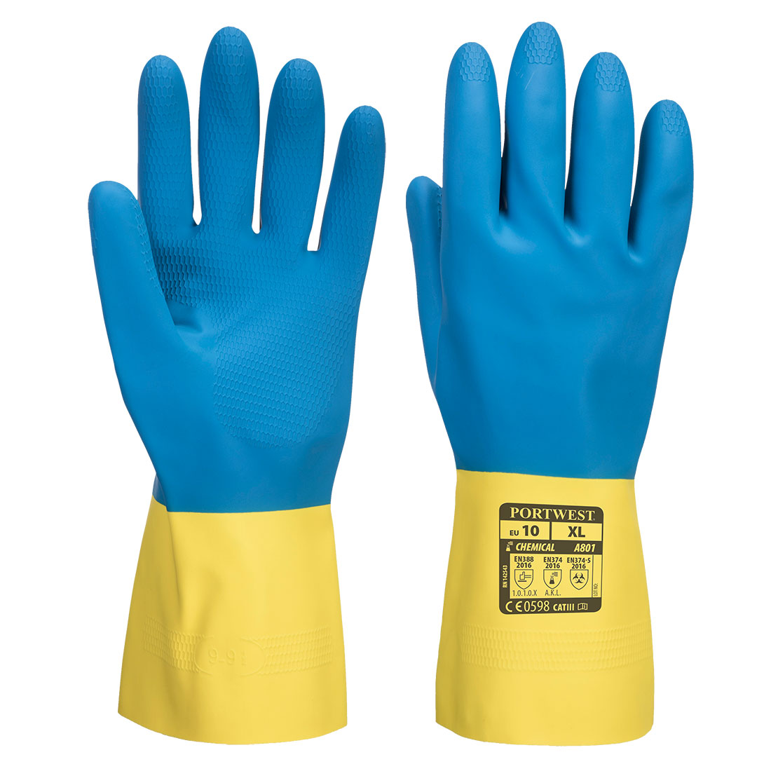 Dubbel Doppad Latex Gauntlet