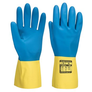 Dubbel Doppad Latex Gauntlet
