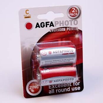 BATTERI R14 C 2-P AGFAPHOTO ZINC