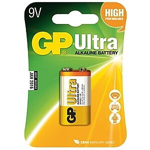 BATTERI GP 9V/1-PACK BLISTER