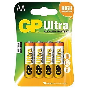 BATTERI GP AA/4-PACK BLISTER