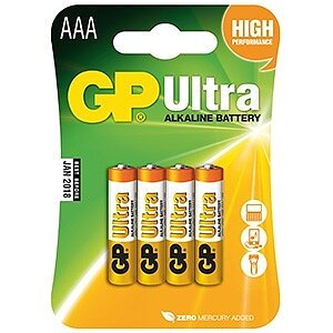 BATTERI GP AAA/4-PACK BLISTER