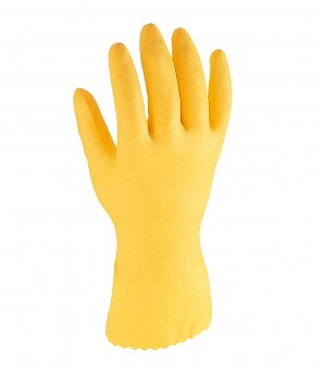 Hushållshandske, latex - HSE (gul)