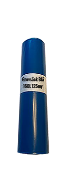 Grovsäck Blå 160L 125my