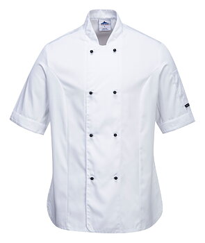 Rachel Dam kortärmad Chefs Jacket