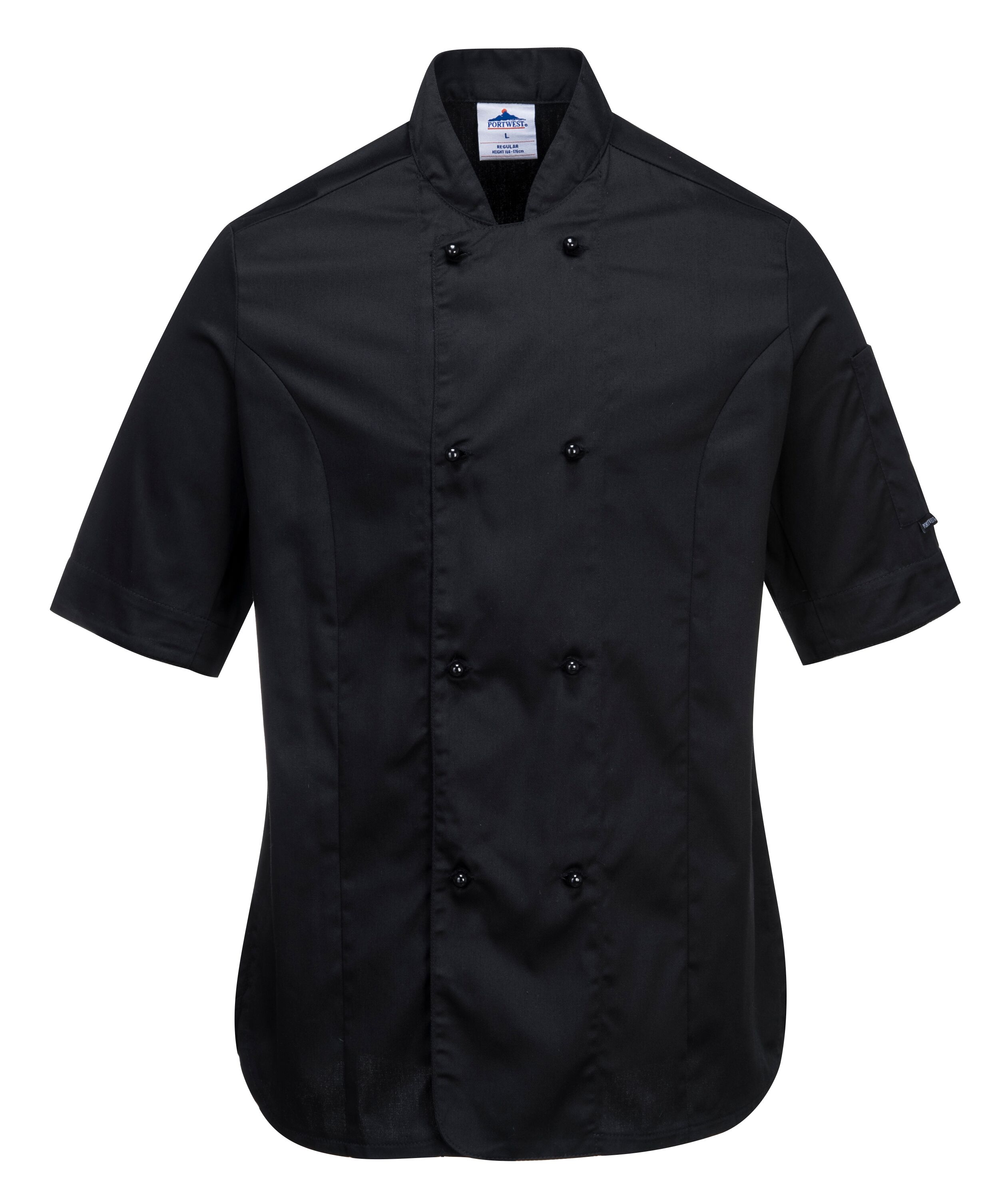 Rachel Dam kortärmad Chefs Jacket - 2